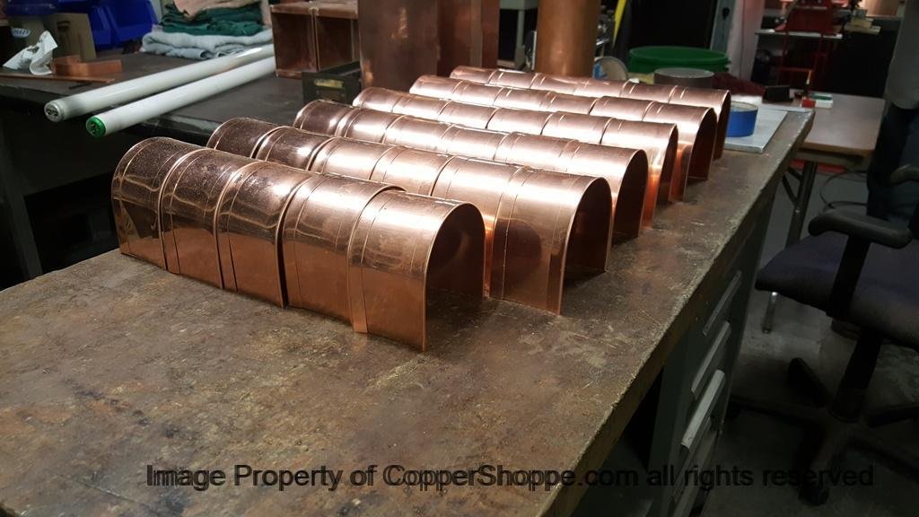Image of Radmont Copper Downspout Bands