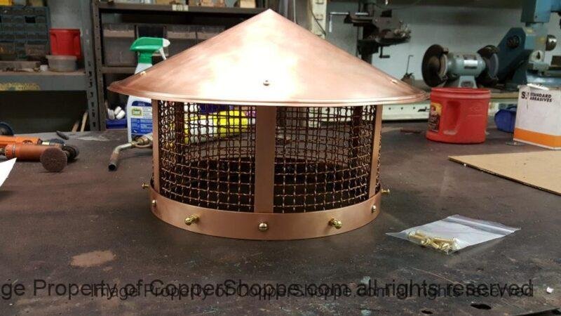 Image of Round Copper Chimney Flue Cap Amos1 2 5 1024×576 E