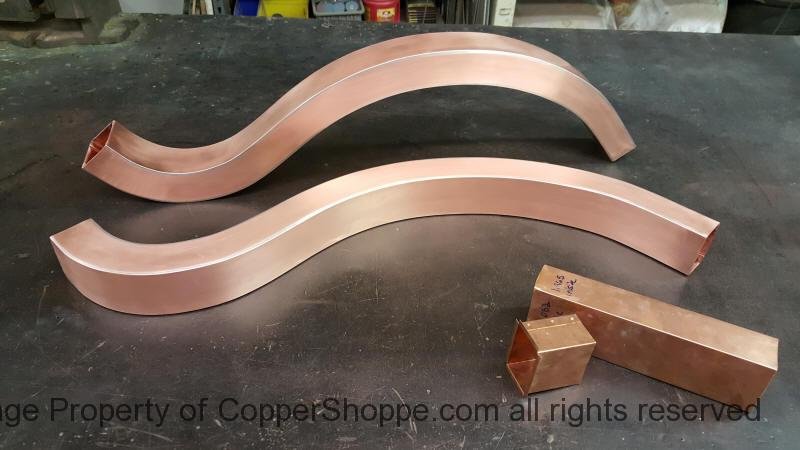 Image of 2 Copper Swan Neck