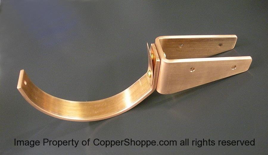 Image of Hruc Cant Fascia Mount Copper Gutter Brackets Dscn