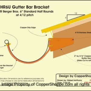 Image of Hru Rafter Tail Gutter Bracket