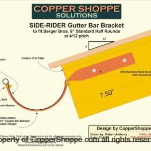 Image of Siderider Copper Gutter Brackets Siderider