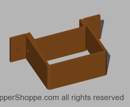 Image of Copper Downspout Bracket 4x