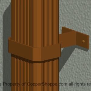 Image of Copper Downspout Bracket Dsb43z45angle