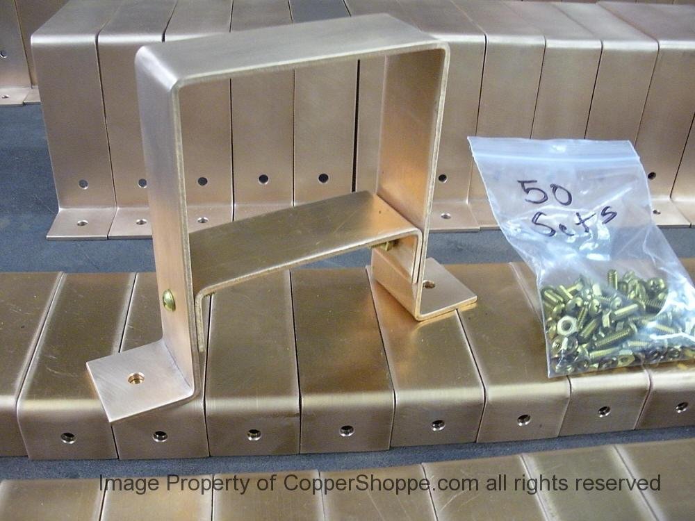 Image of Copper Downspout Bracket Dsb90c