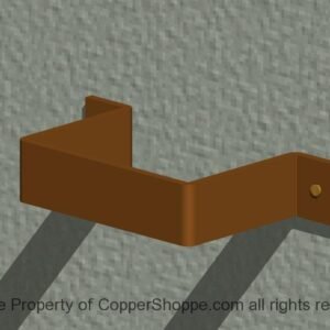 Image of Copper Downspout Bracket Dsbf90c