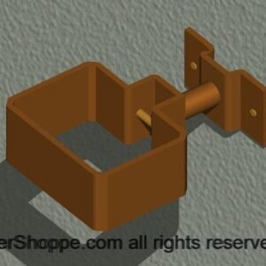 Image of Copper Downspout Bracket Dsbtr Only45uright