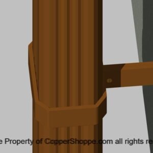 Image of Copper Downspout Bracket Dsbzaktwo2z